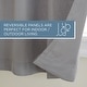 preview thumbnail 50 of 128, ATI Home Indoor/Outdoor Solid Cabana Grommet Top Curtain Panel Pair