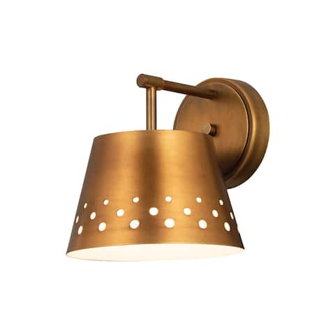 Katie 1 Light Wall Sconce - Rubbed Brass
