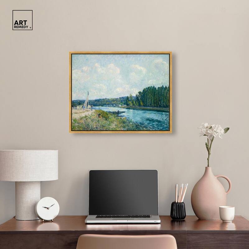 Sisley Banks of the Oise Canvas by Art Remedy