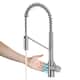 Kraus Oletto Commercial 2-Function Pulldown Kitchen Faucet - KSF-2631 - 21 7/8" Height (Touchless Sensor) - SFS - Spot Free Stainless Steel