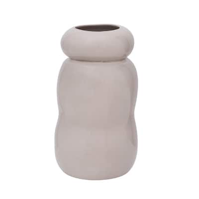 Vase Pebbles Gray Morn- ST - Graymorn
