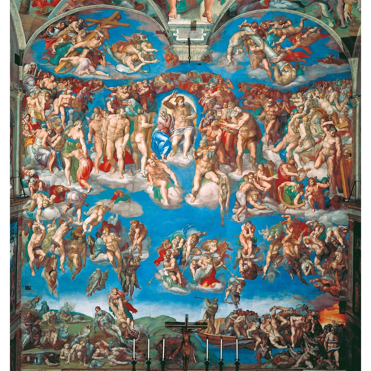 The Last Judgement By Michelangelo Buonarroti Giclee Print Oil Painting Black Frame Size 28 X 29 Overstock The Last Judgement By Michelangelo Buonarroti Giclee Print Oil Painting Black Frame Size 28 X 29 Overstock