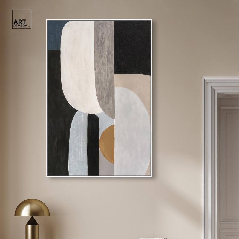 Interlocking Segments II Canvas by Art Remedy