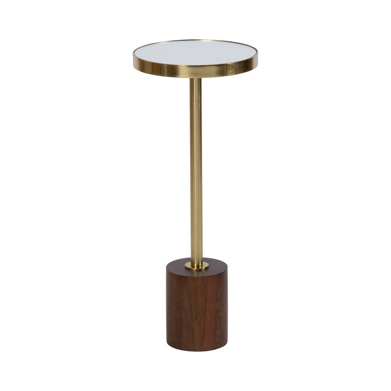 Kate and Laurel Hescott Mirrored Drink Table