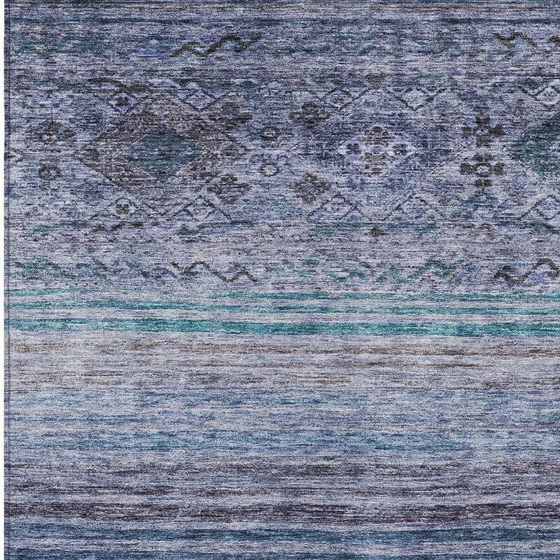 HomeRoots Floral Transitional Rectangle Outdoor Rug