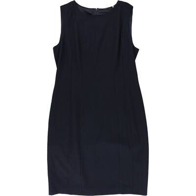 Elie Tahari Womens Marley Sheath Dress,, Blue, 14