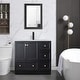 preview thumbnail 27 of 48, 30" Bathroom Vanity Cabinet with Undermount Sink & Faucet