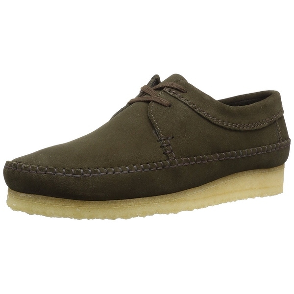Clarks Mens Weaver Leather Closed Toe 
