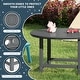 preview thumbnail 152 of 180, Polytrends Laguna Kids Outdoor 38" Round Poly Dining Table for Children