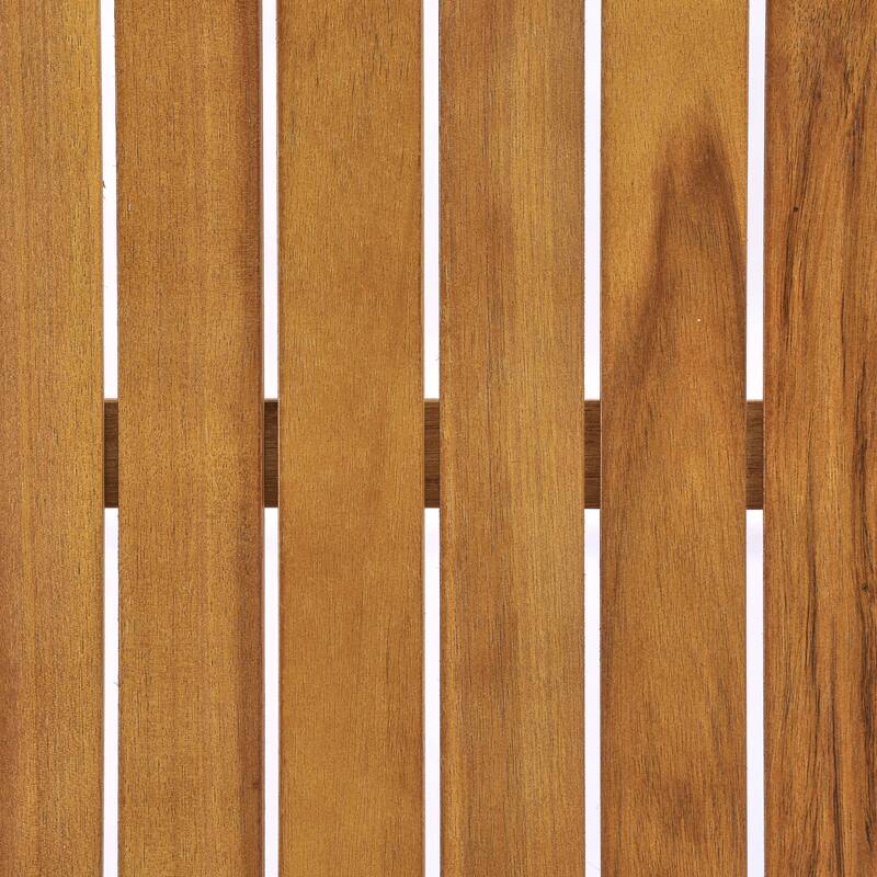 Christopher Knight Home - Solid Acacia Wood Outdoor Patio 4-Piece Sofa Set with Cushions