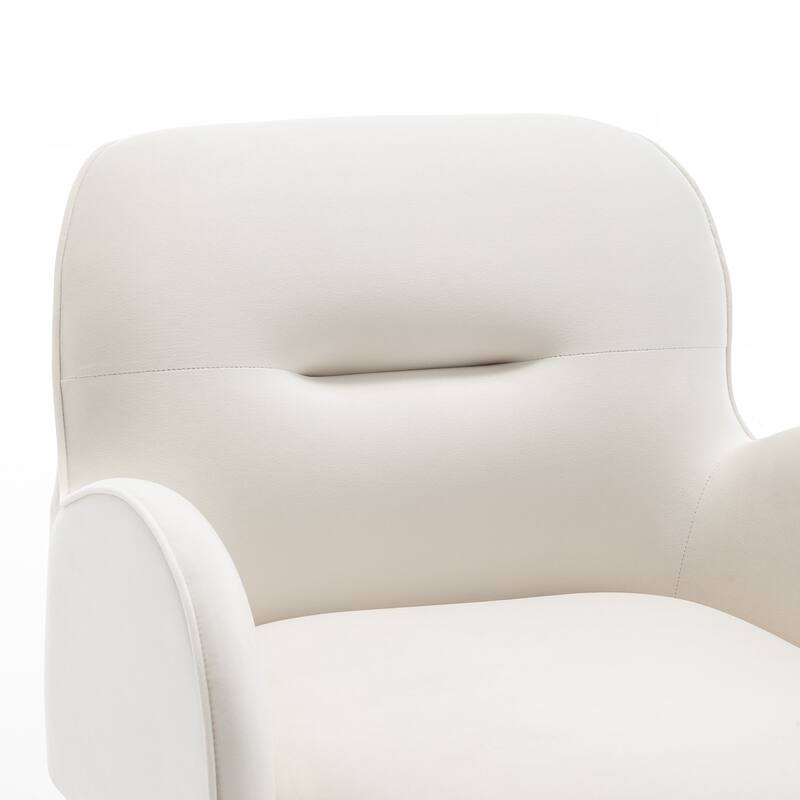 SEYNAR Modern Glam Velvet 360 Degree Swivel Armchair Set of 2