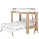 preview thumbnail 27 of 36, Max and Lily L-Shaped Twin over Queen Bunk Bed with Ladder on End