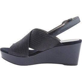 Circa Joan & David Womens Wandy Leather Open Toe Casual Platform Sandals