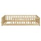 preview thumbnail 6 of 31, Twin Size Floor Platform Bed with Built-in Book Storage Rack