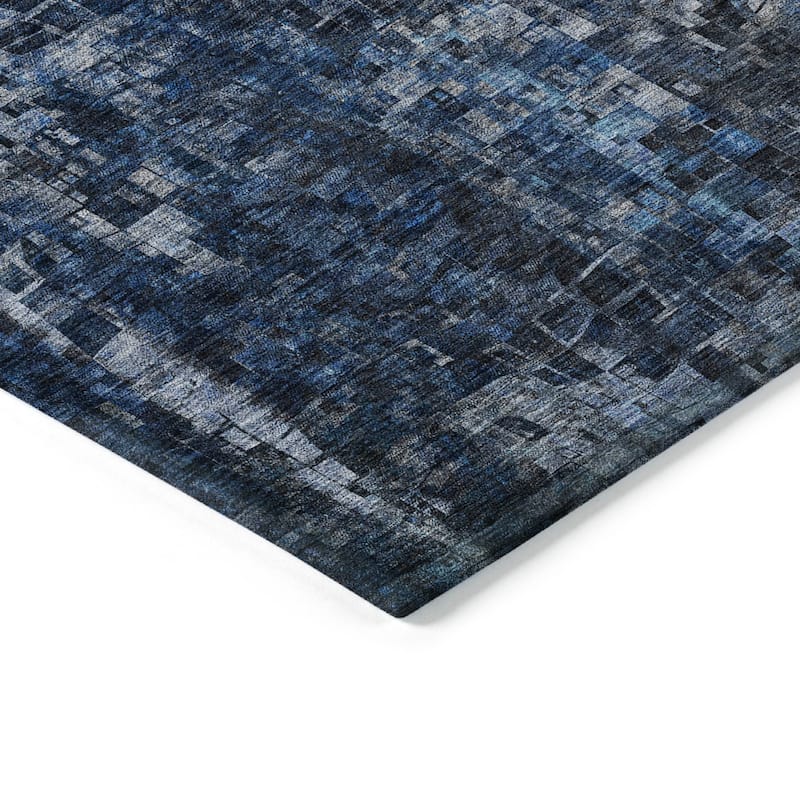 Machine Washable Indoor/ Outdoor Chantille Modern Ombre Rug