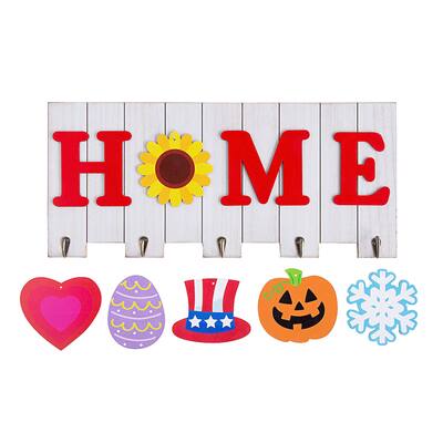 Interchangeable Seasonal Home Decoration Sign, Birthday, Home Decor, 7 Pieces