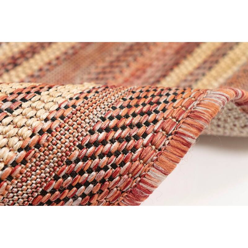 Liora Manne Carmel Multi Border Indoor/ Outdoor Area Rug