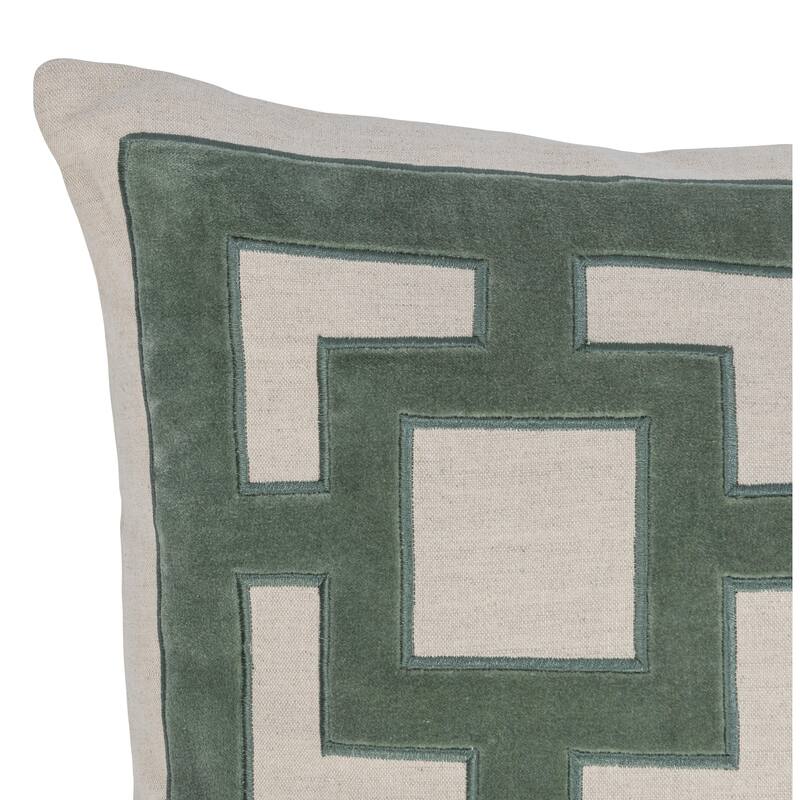 Villa by Classic Home Corbin Cotton Blend Throw Pillow