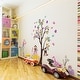 preview thumbnail 3 of 7, Walplus Happy Animals Colorful Tree Wall Sticker DIY Art Nursery Decor
