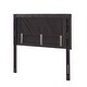preview thumbnail 3 of 8, Hilton Adjustable Full/Queen Bonded Leather Headboard by Christopher Knight Home