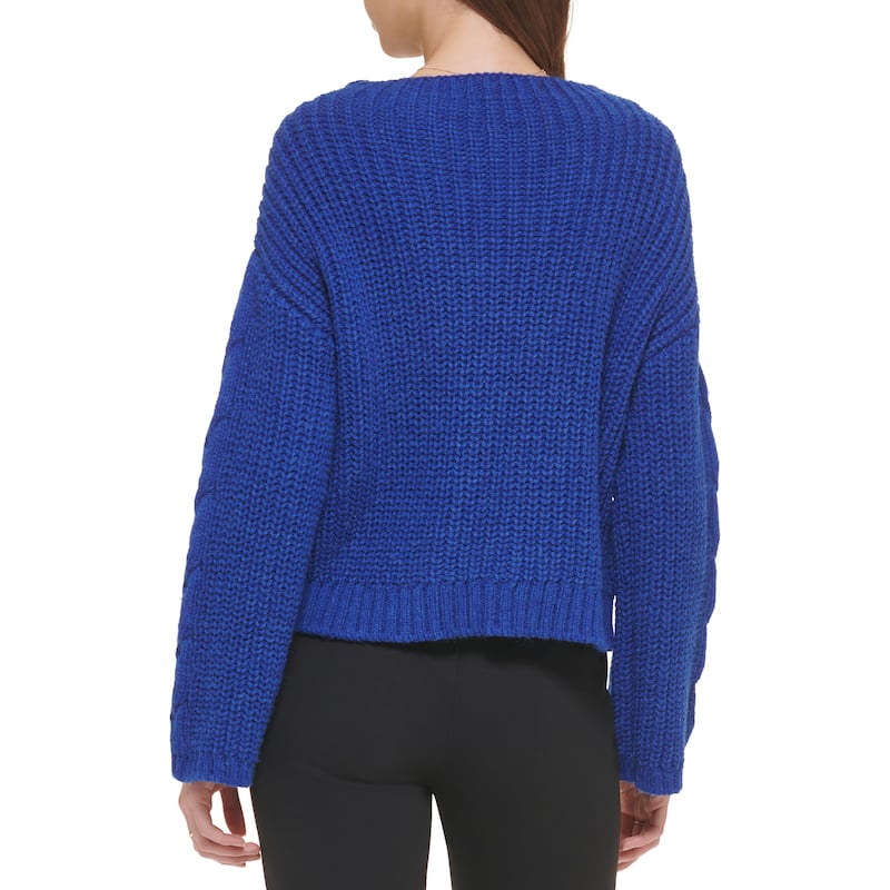 DKNY Oversized Cable Knit Sweater