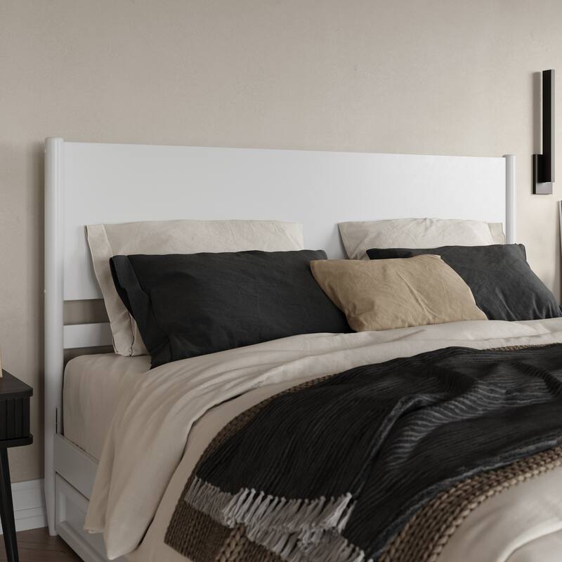 AFI Pasadena Panel Headboard - White - King