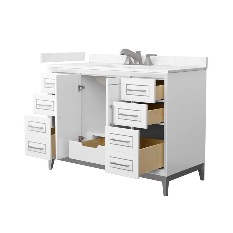 Wyndham Collection WCH5151-48S-VCA-US3MXX Marlena 48" Free Standing