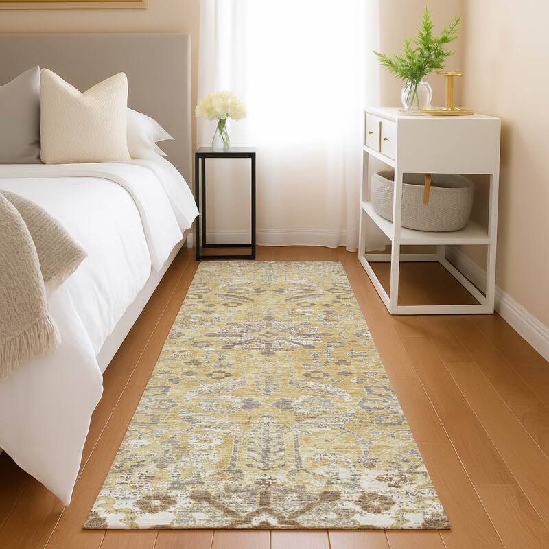 Machine Washable Indoor/ Outdoor Global Firestone Chantille Rug