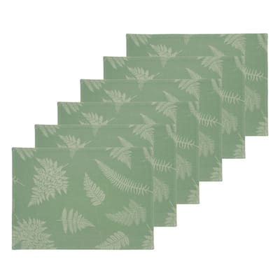 Botanical Jacquard Placemat Set 6