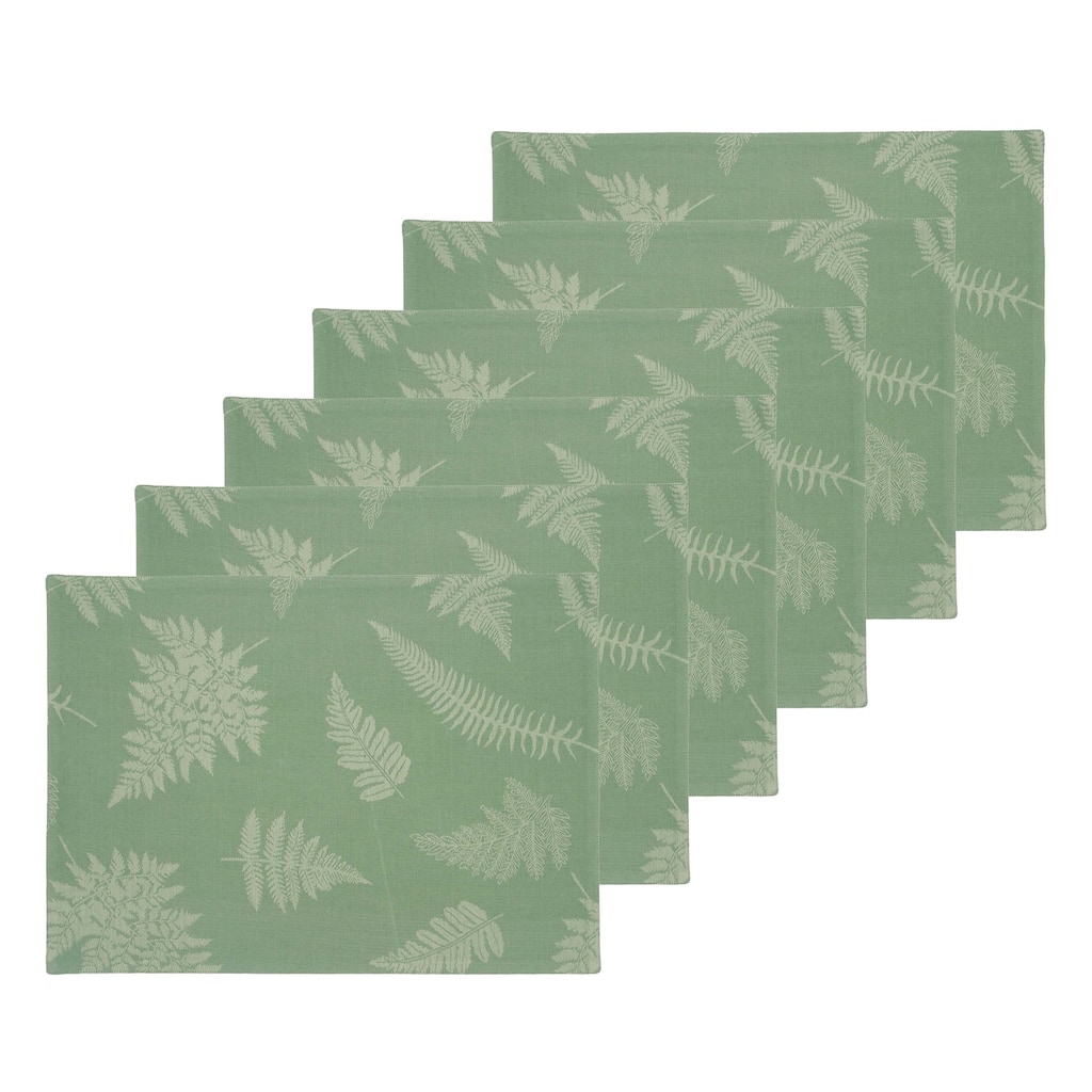 Botanical Jacquard Placemat Set 6
