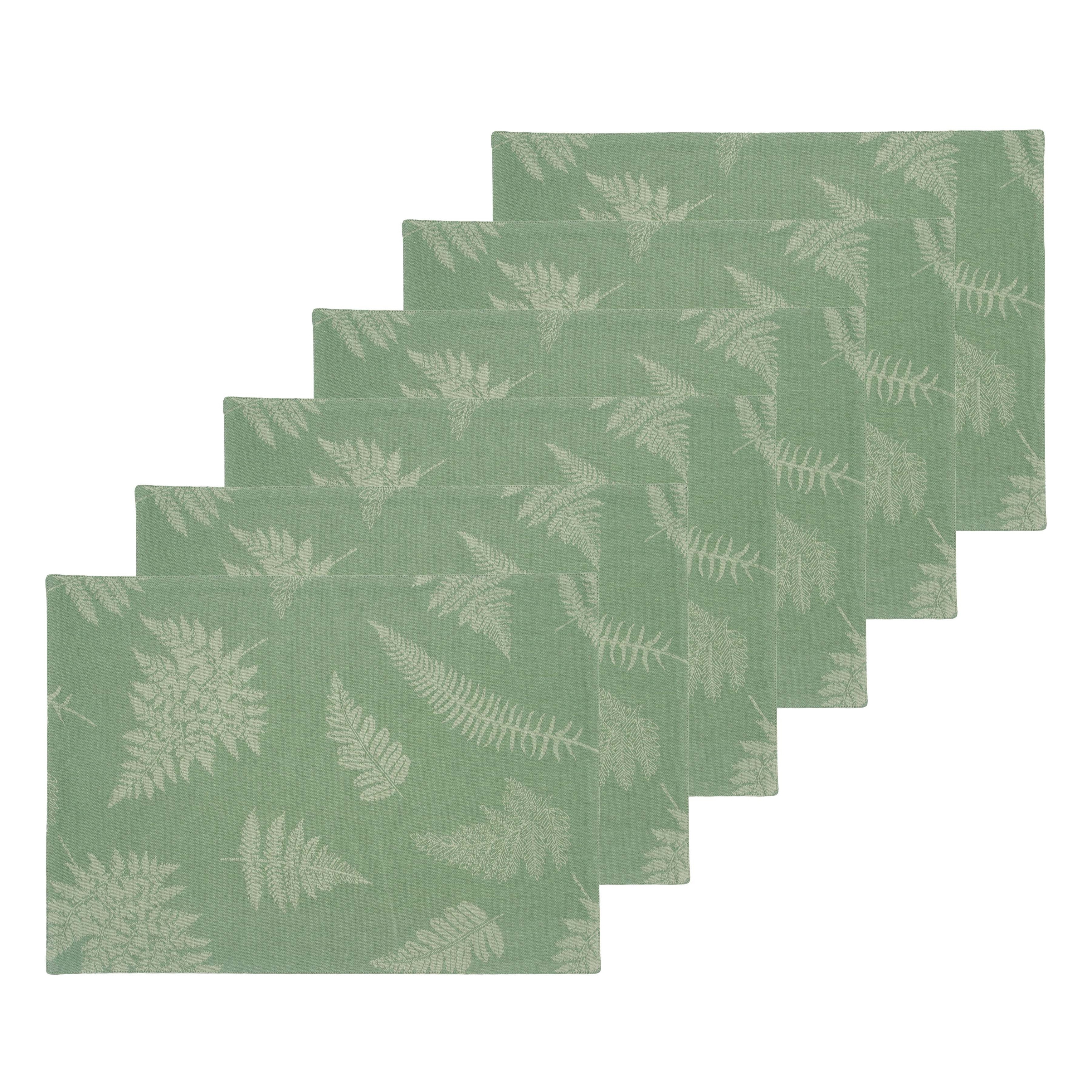 Botanical Jacquard Placemat Set 6
