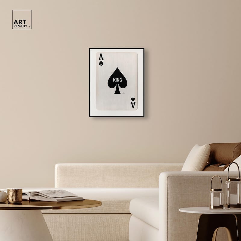 King of Spades Canvas by Art Remedy