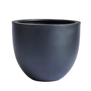 DreamPatio Long Beach 1-Piece Fiberstone Planter Small