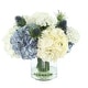 preview thumbnail 5 of 5, Classic Hydrangea Arrangement with Thistle and Viburnum
