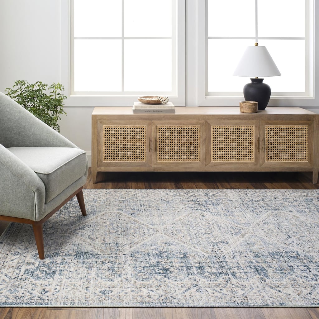 Ingle Traditional Medallion Area Rug