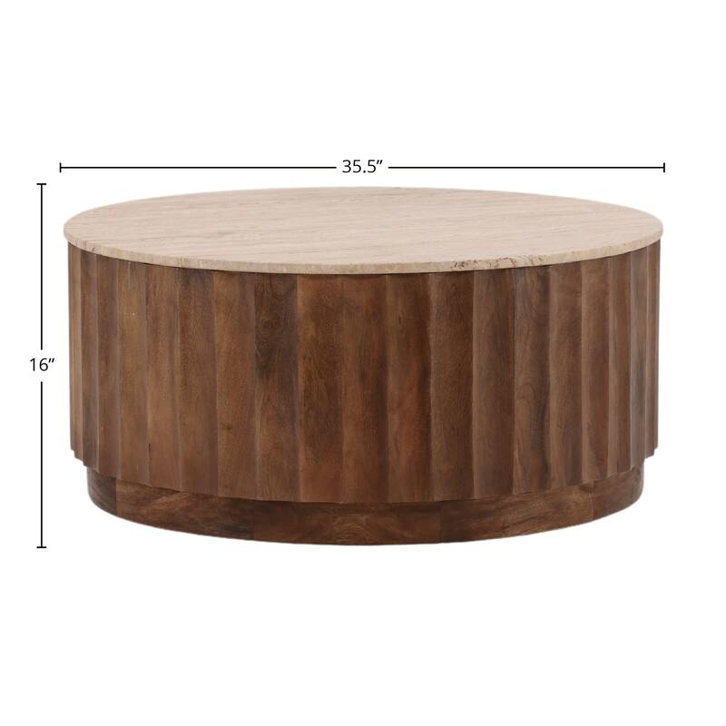 Merriweather Wood Coffee Table, Brown