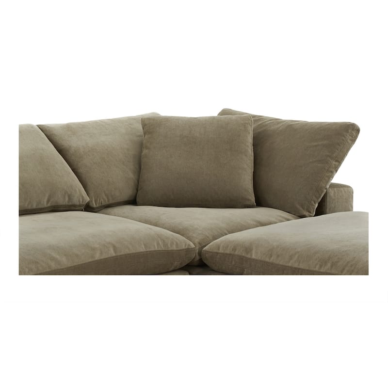 Aurelle Home Corbin 3-piece Small Modern Sectional