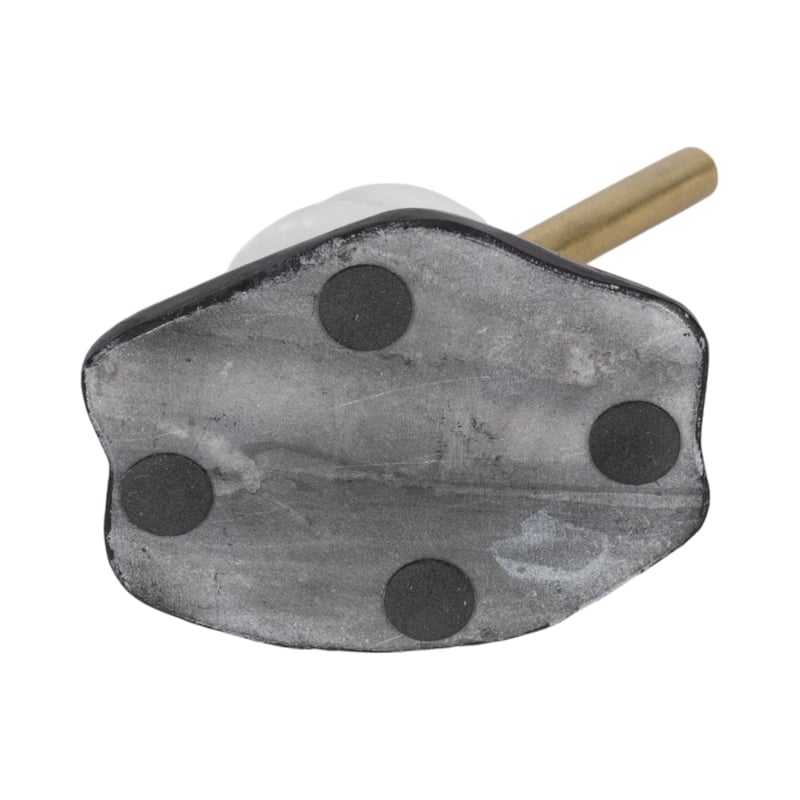 Sagebrook Home 6" Marble Multi Melted Lollipop - 6" x 3" x 5"