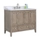 preview thumbnail 17 of 68, Avanity Everette Bath Vanity with Carrara White Natural Marble Top