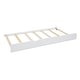 preview thumbnail 14 of 34, Playhouse Design Full Size House Wooden Bed With Trundle, Modern Design for Kids with Storage Shlef-White