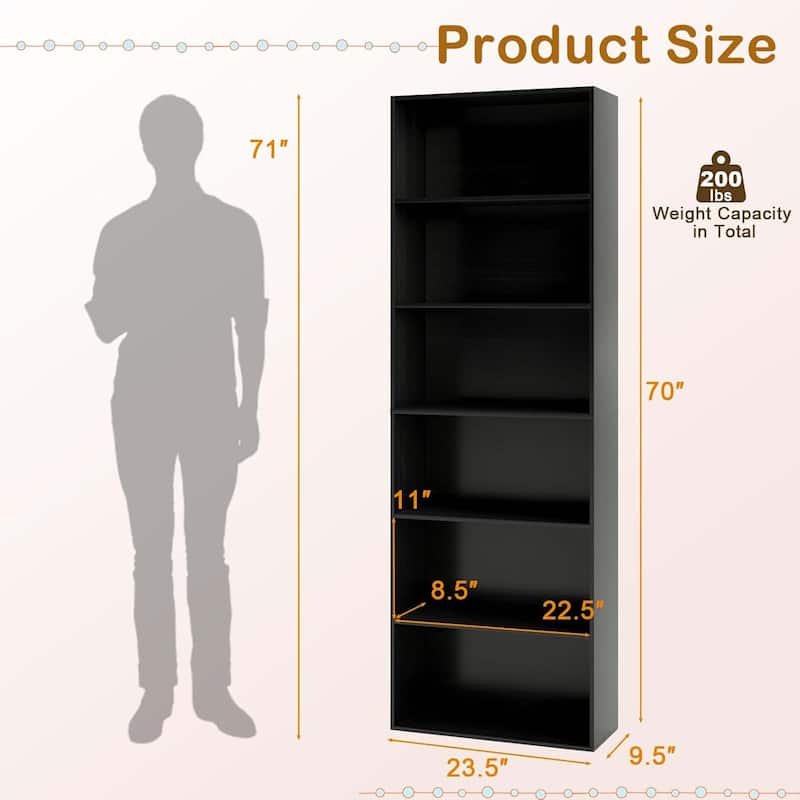 Tall Bookshelves and Bookcases Vertical Bookshelf Tower