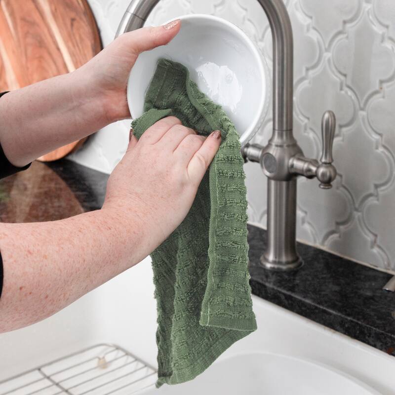 Ritz Royale Collection, Kitchen Dish Cloth Set, 3-Pack, Solid