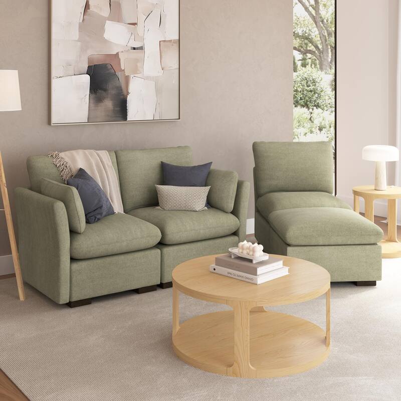 Bush Home Sienna Modular 3-Seater Reversible Chaise Sectional