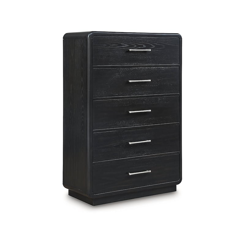 Signature Design by Ashley Rowanbeck Black Chest of Drawers