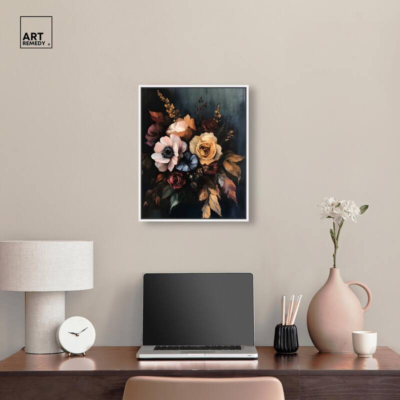 Dark Roses Beauty I Canvas by Art Remedy
