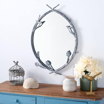 SAFAVIEH Bryana 27-inch Silver Mirror - 18.8" W x 2.5" D x 27.3" H - 19Wx3Dx27H
