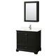 Option Dark Espresso / Giotto Quartz Top / Polished