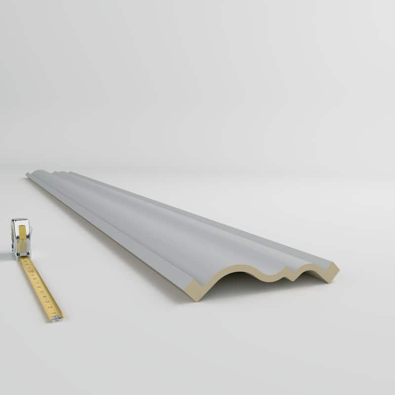 7 7/8"H x 7 7/8"P x 11 1/8"F x 96"L Owen Crown Moulding - 1-Pack