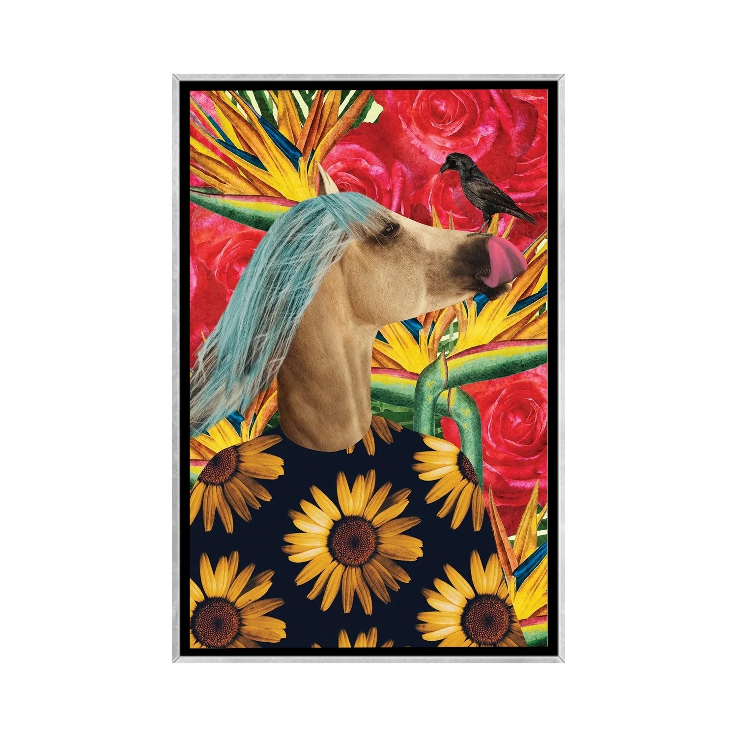iCanvas "River-The Free Spirit" by Caroline Keslassy Framed
