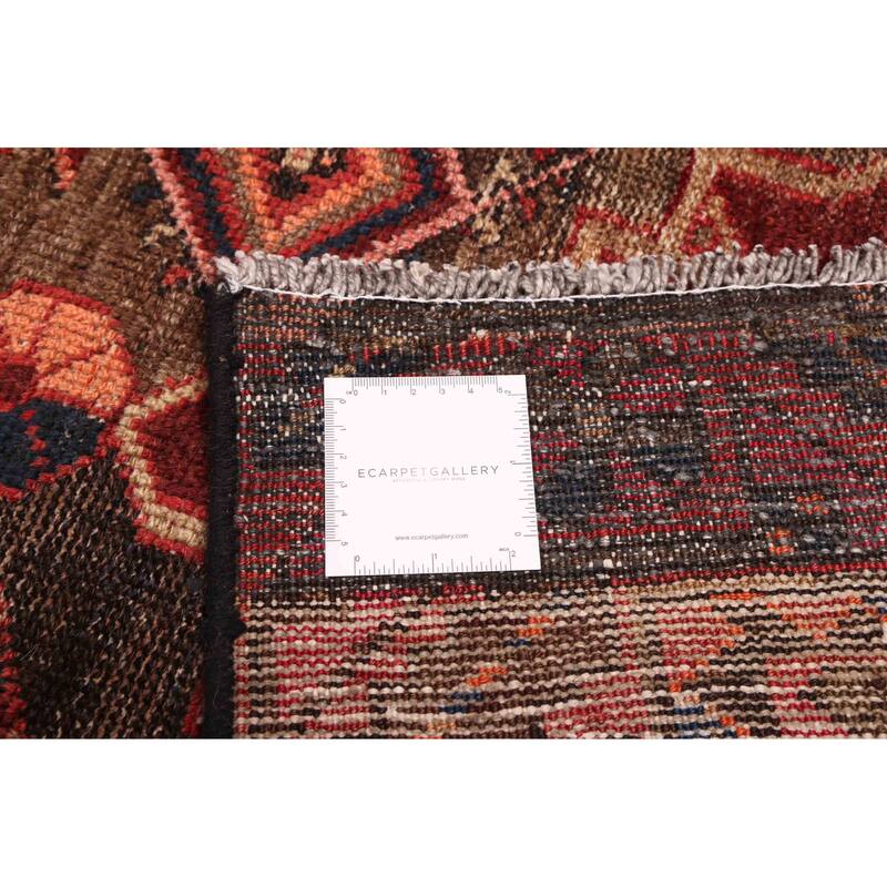 ECARPETGALLERY Hand-knotted Antalya Vintage Dark Red Wool Rug - 4'1 x 6'6